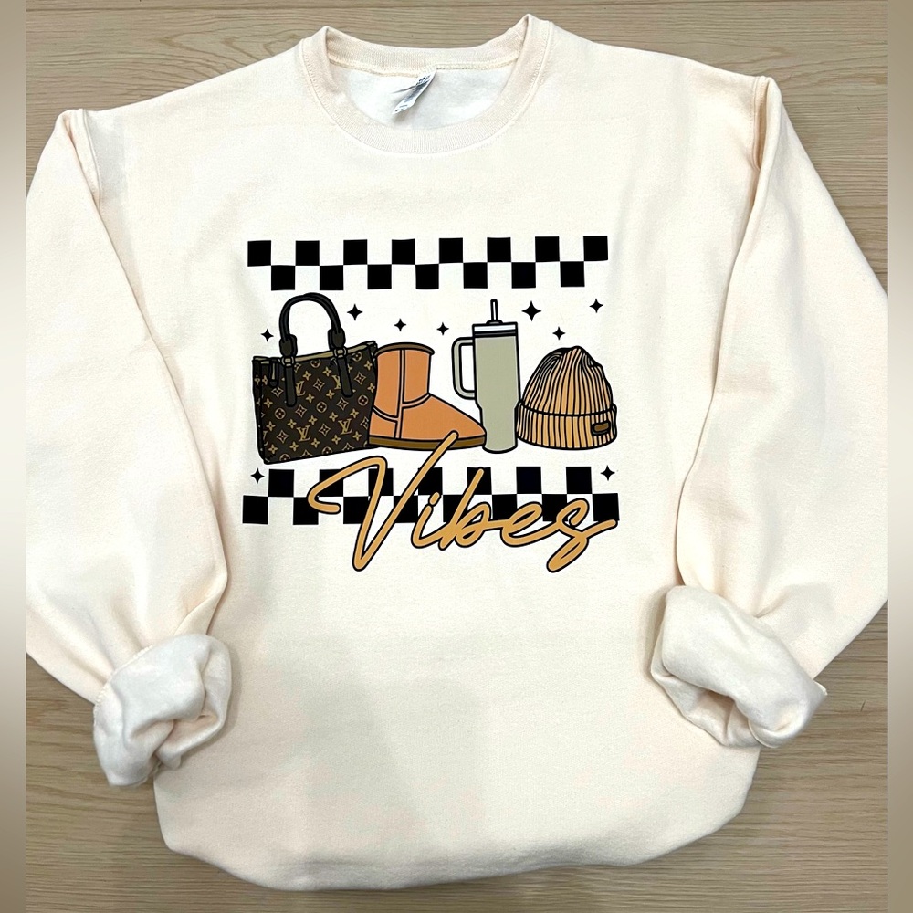 Vibes crewneck sweatshirt